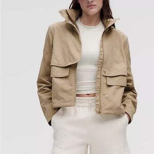 Lululemon Always Effortless Classic Fit Jacket in Sheer Oak Size 2